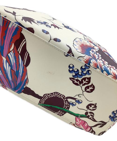 TORY BURCH（トリーバーチ）TORY BURCH (トリーバーチ) ショルダーバッグ パープル×ホワイトの古着・服飾アイテム