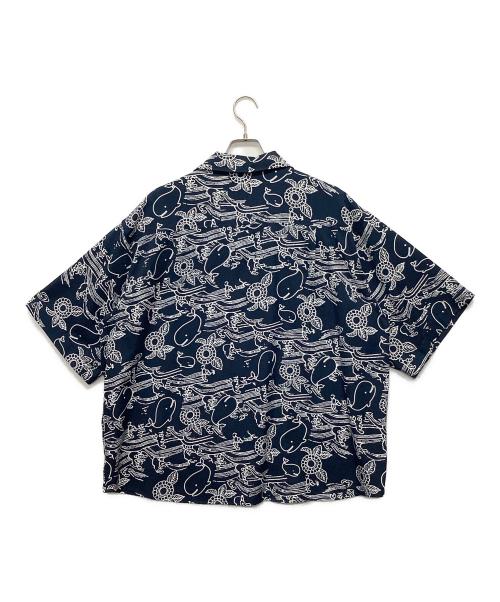 TAKEO KIKUCHI（タケオキクチ）TAKEO KIKUCHI (タケオキクチ) 半袖シャツ ネイビー サイズ:XLの古着・服飾アイテム