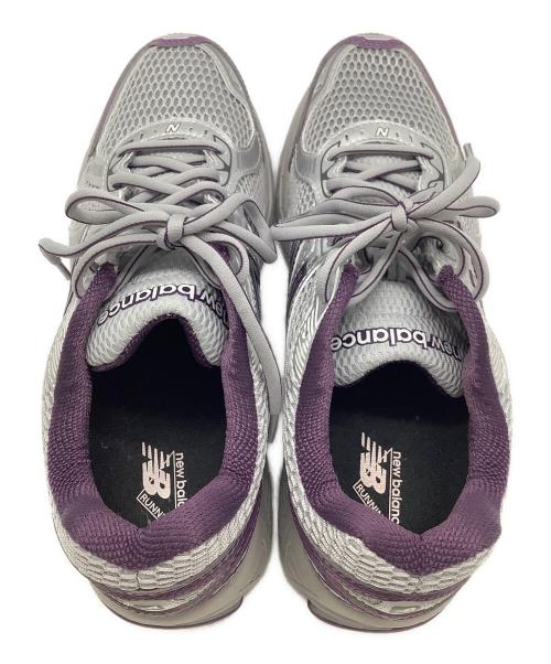 NEW BALANCE（ニューバランス）NEW BALANCE (ニューバランス) ローカットスニーカー シルバー×パープル サイズ:27cmの古着・服飾アイテム