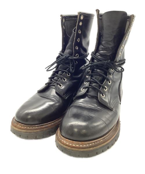RED WING（レッドウィング）RED WING (レッドウィング) RED WINGロガーブーツ ブラック サイズ:26.5cmの古着・服飾アイテム