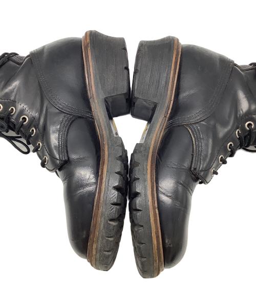 RED WING（レッドウィング）RED WING (レッドウィング) RED WINGロガーブーツ ブラック サイズ:26.5cmの古着・服飾アイテム