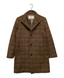 417 by EDIFICE（417 バイ エディフィス）の古着「スタンドネックコート」｜ブラウン