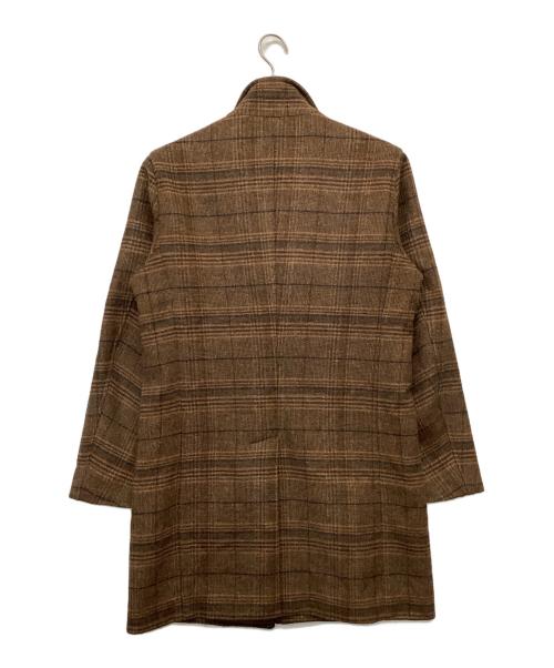 417 by EDIFICE（417 バイ エディフィス）417 by EDIFICE (417 バイ エディフィス) スタンドネックコート ブラウン サイズ:Mの古着・服飾アイテム