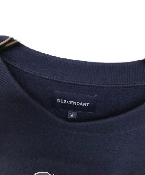 DESCENDANT（ディセンダント）DESCENDANT (ディセンダント) スウェット ネイビー サイズ:2の古着・服飾アイテム