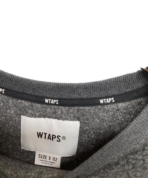 WTAPS（ダブルタップス）WTAPS (ダブルタップス) ボアスウェット グレー サイズ:X02の古着・服飾アイテム