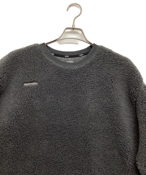 WTAPS（ダブルタップス）WTAPS (ダブルタップス) ボアスウェット グレー サイズ:X02の古着・服飾アイテム