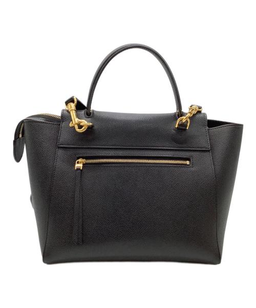 CELINE（セリーヌ）CELINE (セリーヌ) マイクロベルトバッグ ブラックの古着・服飾アイテム