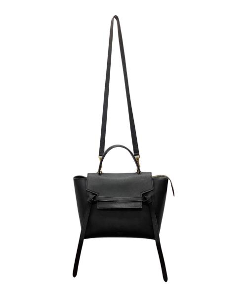 CELINE（セリーヌ）CELINE (セリーヌ) マイクロベルトバッグ ブラックの古着・服飾アイテム