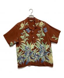 pine mcswine（リアルマッコイズ）の古着「アロハシャツ」｜ブラウン
