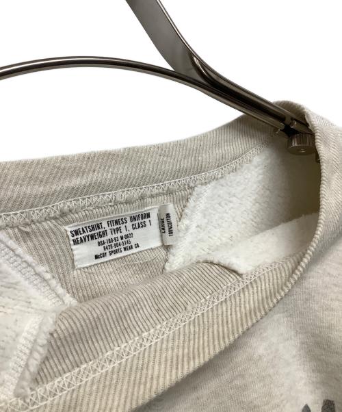 McCOY'S（マッコイズ）McCOY'S (マッコイズ) スウェット アイボリー サイズ:Lの古着・服飾アイテム
