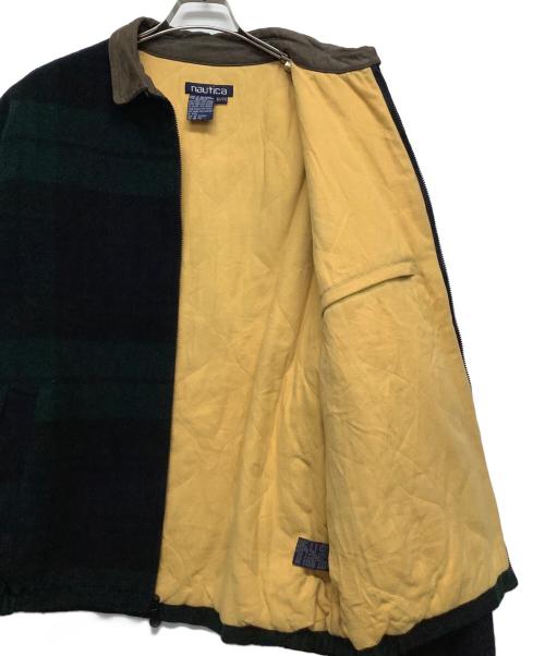 NAUTICA（ノーティカ）NAUTICA (ノーティカ) ウールジャケット ネイビー×グリーン サイズ:XLの古着・服飾アイテム