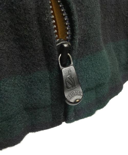 NAUTICA（ノーティカ）NAUTICA (ノーティカ) ウールジャケット ネイビー×グリーン サイズ:XLの古着・服飾アイテム