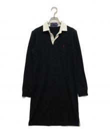 RALPH LAUREN（ラルフローレン）の古着「ポロシャツワンピース」｜ネイビー