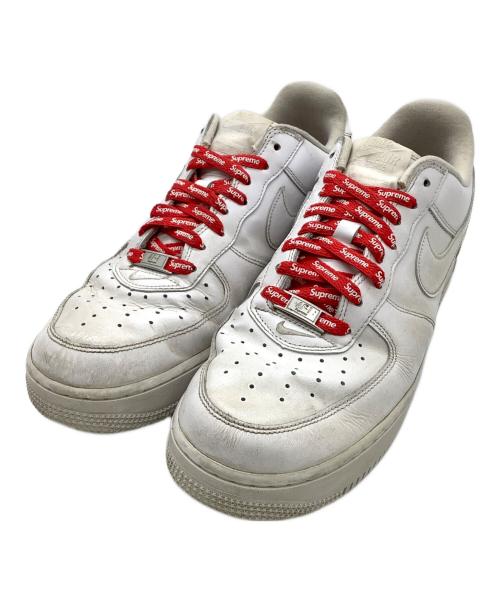 NIKE（ナイキ）NIKE (ナイキ) SUPREME (シュプリーム) ローカットスニーカー ホワイト サイズ:27.5cmの古着・服飾アイテム