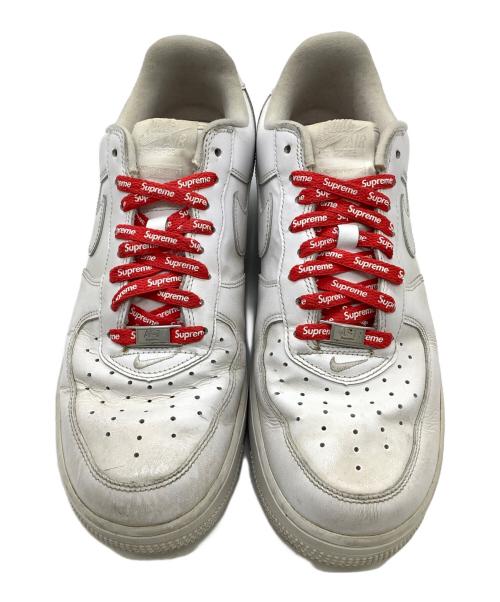 NIKE（ナイキ）NIKE (ナイキ) SUPREME (シュプリーム) ローカットスニーカー ホワイト サイズ:27.5cmの古着・服飾アイテム