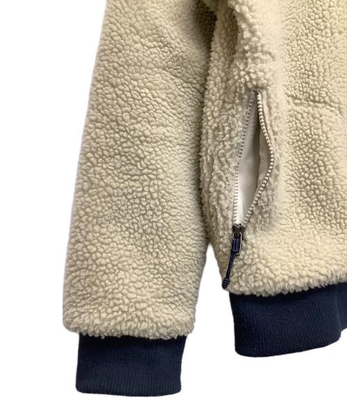 Patagonia（パタゴニア）Patagonia (パタゴニア) フリースジャケット ベージュ×ネイビー サイズ:Sの古着・服飾アイテム