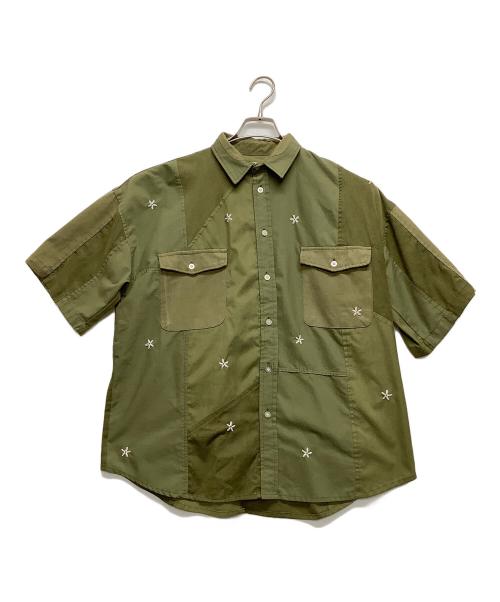 Mr.Remakeman（ミスターリメイクマン）Mr.Remakeman (ミスターリメイクマン) 半袖シャツ サイズ:Mの古着・服飾アイテム