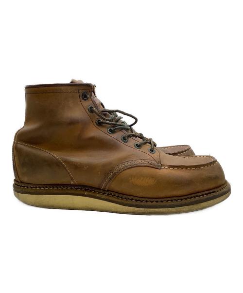 RED WING（レッドウィング）RED WING (レッドウィング) RED WING　6-inch Classic Moc　ﾌﾞｰﾂ キャメル サイズ:26.5㎝の古着・服飾アイテム