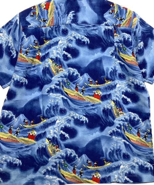 THE GARMENT PIECE（ザガーメントピース）THE GARMENT PIECE (ザガーメントピース) アロハシャツ ブルー サイズ:Mの古着・服飾アイテム