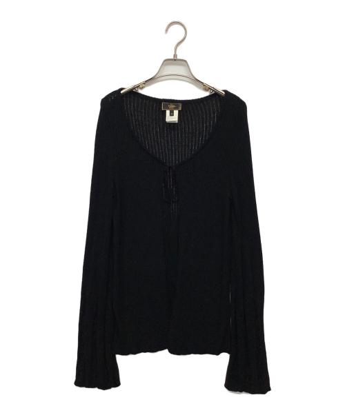 FENDI（フェンディ）FENDI (フェンディ) カーディガン ブラック サイズ:40の古着・服飾アイテム