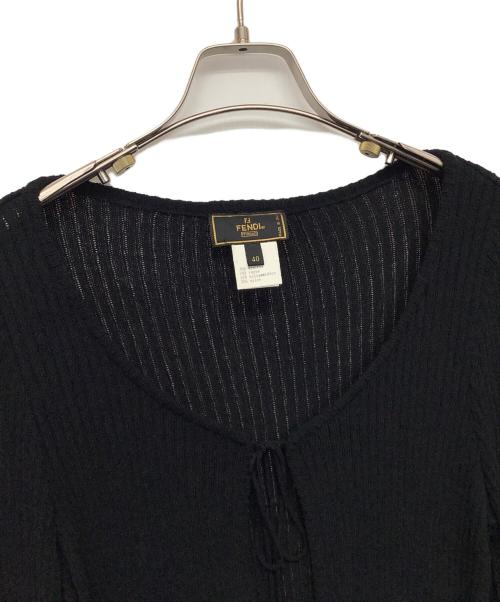 FENDI（フェンディ）FENDI (フェンディ) カーディガン ブラック サイズ:40の古着・服飾アイテム