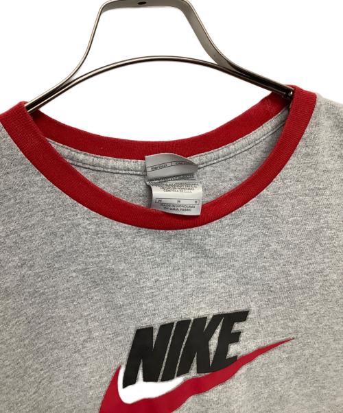 NIKE（ナイキ）NIKE (ナイキ) リンガーTシャツ グレー サイズ:Mの古着・服飾アイテム
