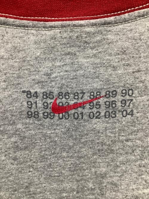 NIKE（ナイキ）NIKE (ナイキ) リンガーTシャツ グレー サイズ:Mの古着・服飾アイテム