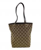 GUCCIグッチ）の古着「トートバッグ」｜ベージュ