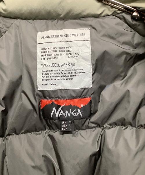 NANGA（ナンガ）NANGA (ナンガ) ダウンジャケット グリーン サイズ:ＸLの古着・服飾アイテム