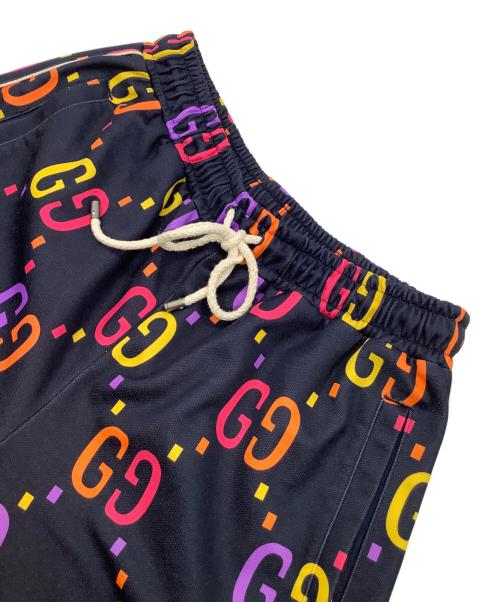 GUCCI（グッチ）GUCCI (グッチ) ショートパンツ ネイビー×オレンジ サイズ:XSサイズの古着・服飾アイテム