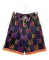 GUCCI（グッチ）の古着「ショートパンツ」｜ネイビー×オレンジ
