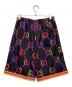GUCCI (グッチ) ショートパンツ ネイビー×オレンジ サイズ:XSサイズ：30000円