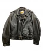 Schottショット）の古着「レザージャケット」｜ブラック