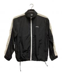 New Era（ニューエラ）の古着「ナイロントラックジャケット」｜ホワイト×ブラック