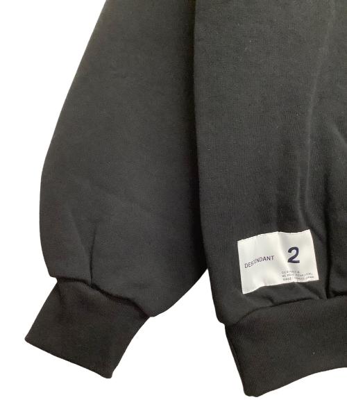 DESCENDANT（ディセンダント）DESCENDANT (ディセンダント) クルーネックスウェット ブラック サイズ:2の古着・服飾アイテム