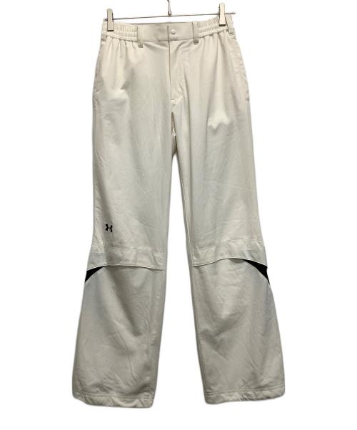 UNDER ARMOUR（アンダーアーマー）UNDER ARMOUR (アンダーアーマー) ジャージパンツ アイボリー サイズ:Mの古着・服飾アイテム