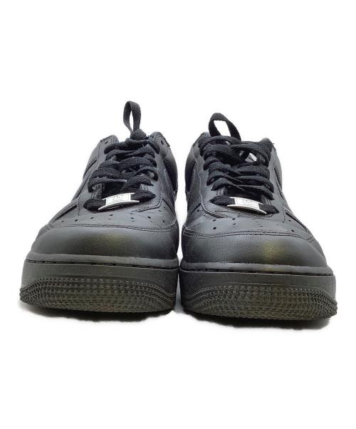 NIKE（ナイキ）NIKE (ナイキ) SUPREME (シュプリーム) NIKE×Supreme　AIR FORCE1（エアフォース1）ローカットスニーカー ブラック サイズ:27㎝の古着・服飾アイテム