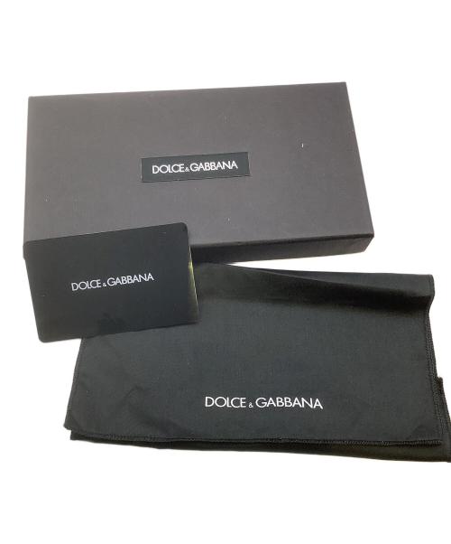 DOLCE & GABBANA（ドルチェ＆ガッバーナ）DOLCE & GABBANA (ドルチェ＆ガッバーナ) ロゴプレートカードケース ブラックの古着・服飾アイテム