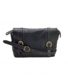 DAKOTA（ダコタ）の古着「レザーショルダーバッグ」｜ブラック