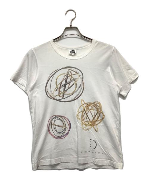 DOVER STREET MARKET（ドーバー ストリート マーケット）DOVER STREET MARKET (ドーバー ストリート マーケット) プリントTシャツ ホワイト サイズ:Mの古着・服飾アイテム