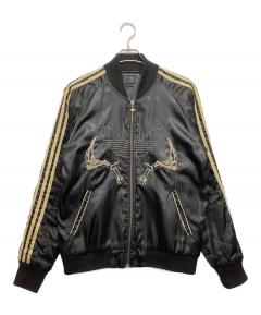 中古・古着通販】adidas (アディダス) オールブラックススカジャン