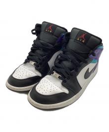 NIKE（ナイキ）の古着「ハイカットスニーカー」｜ブラック×ホワイト×パープル