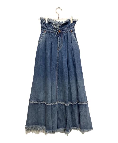 DIESEL（ディーゼル）DIESEL (ディーゼル) デニムスカート ブルー サイズ:23の古着・服飾アイテム