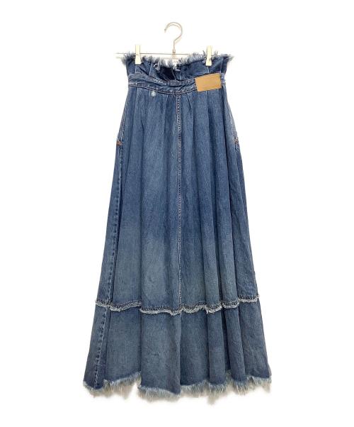 DIESEL（ディーゼル）DIESEL (ディーゼル) デニムスカート ブルー サイズ:23の古着・服飾アイテム