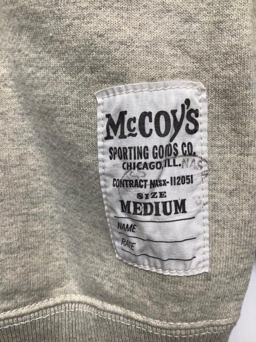McCOY'S（マッコイズ）McCOY'S (マッコイズ) スウェット グレー サイズ:Mの古着・服飾アイテム