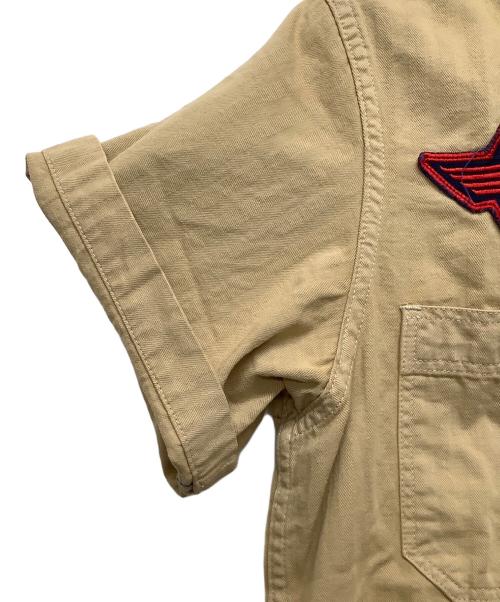 BUZZ RICKSON'S（バズリクソンズ）BUZZ RICKSON'S (バズリクソンズ) 半袖ワークシャツ ベージュ サイズ:14-14 1/2の古着・服飾アイテム