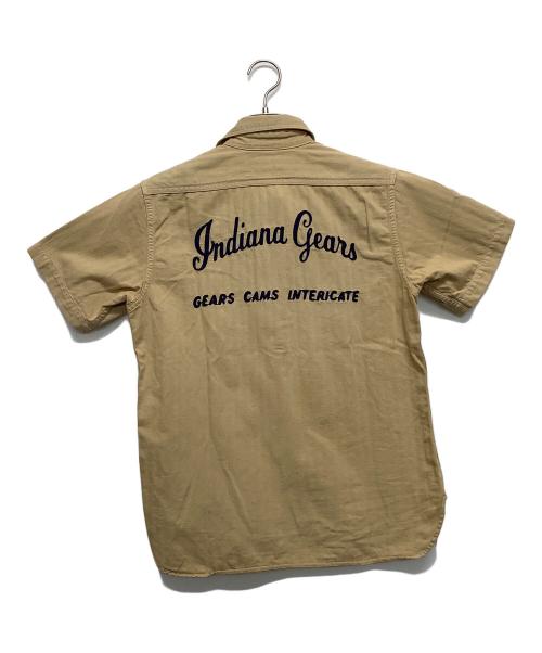 BUZZ RICKSON'S（バズリクソンズ）BUZZ RICKSON'S (バズリクソンズ) 半袖ワークシャツ ベージュ サイズ:14-14 1/2の古着・服飾アイテム