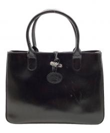 LONGCHAMP（ロンシャン）の古着「ハンドバッグ」｜ブラック