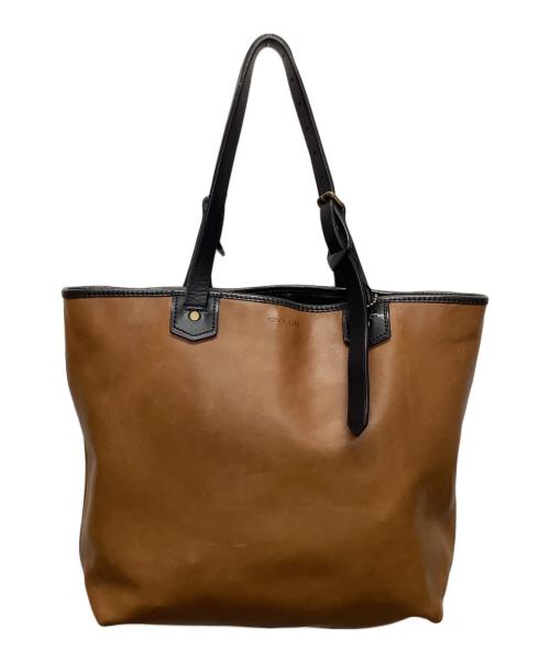 COACH（コーチ）COACH (コーチ) トートバッグ ブラウン×ブラックの古着・服飾アイテム