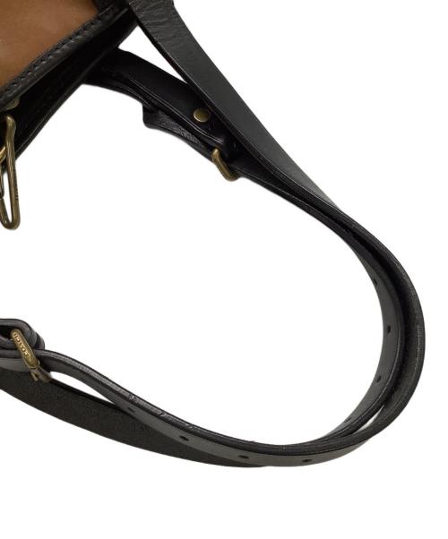 COACH（コーチ）COACH (コーチ) トートバッグ ブラウン×ブラックの古着・服飾アイテム